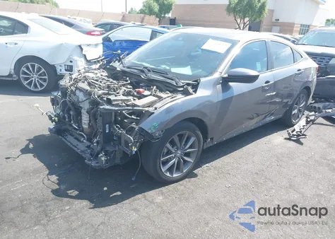 2020 Honda Civic Ex z USA, uszkodzony, nr VIN 19XFC1F3XLE220587